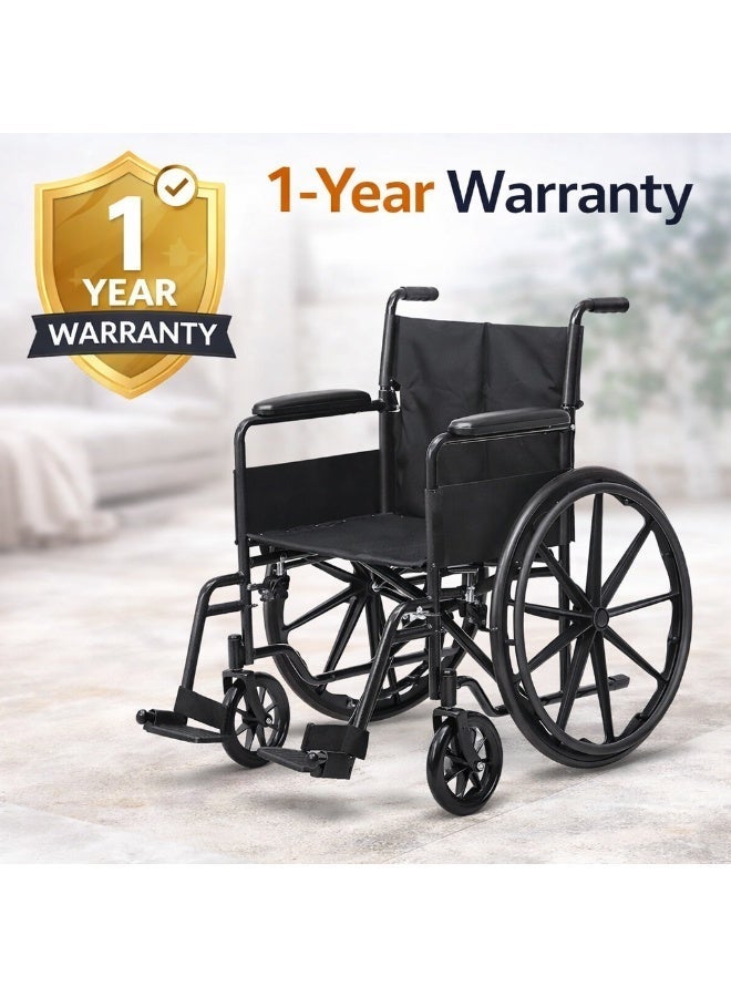 Gilani Mobility High Back Steel Lightweight Manual Wheelchair - Image 4